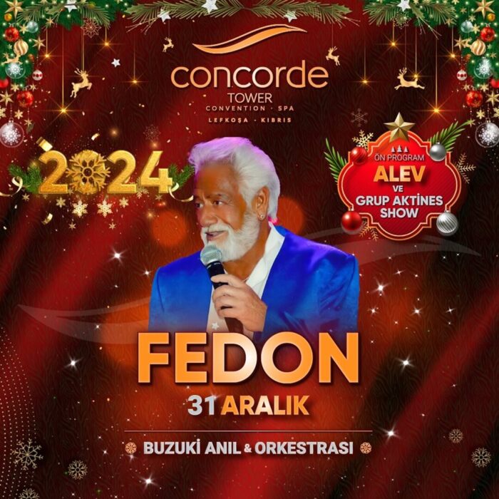 Concorde Tower Hotel & Casino Kıbrıs Yılbaşı Galası