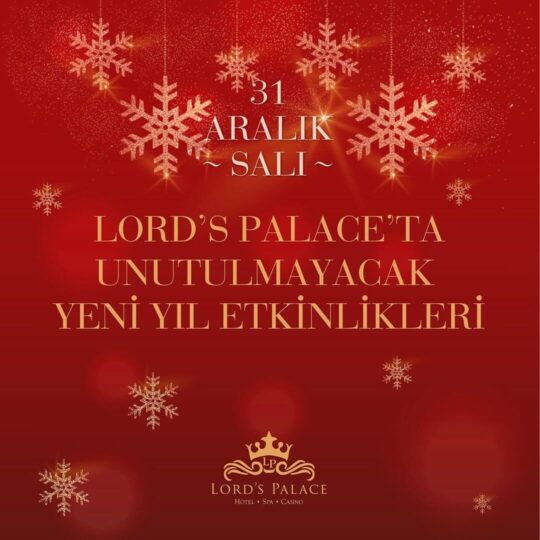 Lord's Palace Hotel Kıbrıs Yılbaşı Programı