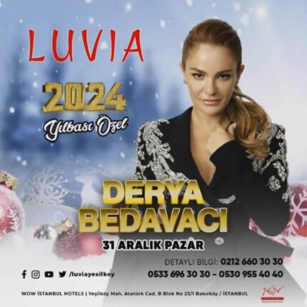 Luvia Yeşilköy İstanbul Yılbaşı Programı