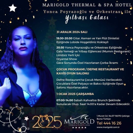 Marigold Termal Hotel Bursa Yılbaşı Programı